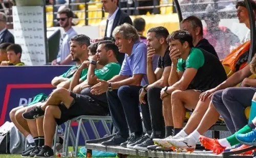 Pellegrini en Sausalito con el Real Betis frente a Colo Colo.