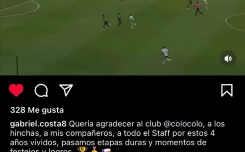 La despedida de Gabriel Costa.
