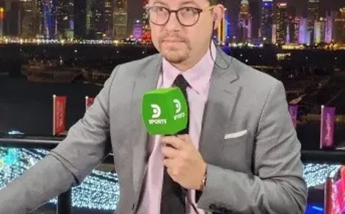 Daniel Navas en la cobertura de DSports en el Mundial de Qatar 2022. (Instagram).
