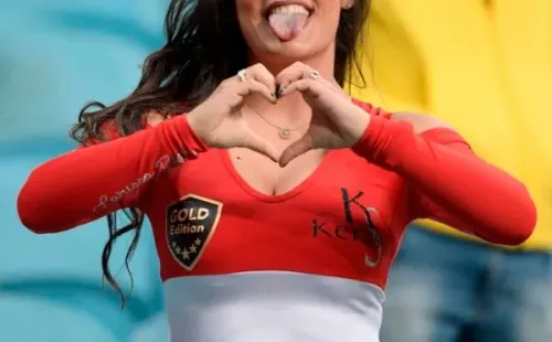 Larissa Riquelme alentó a Paraguay constantemente (Archivo)