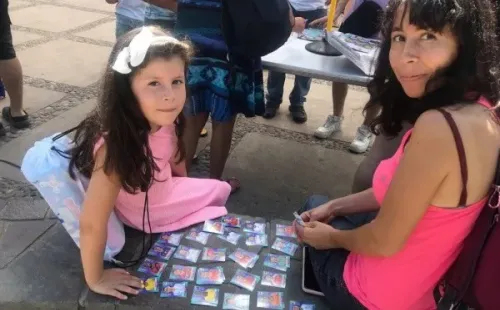 La familia se hizo presente en la “cambiatón”