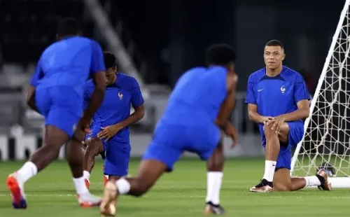 Francia tuvo su última práctica antes de jugar ante Marruecos (Getty)