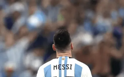 La dedicatoria de Suárez a Messi.