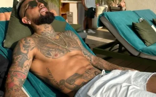 Vidal disfrutando sus últimas vacaciones (Foto: Instagram)