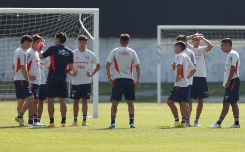 Los trabajos de la Sub 20 en Pinto Durán.