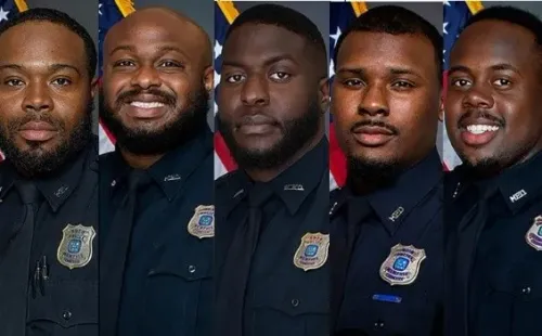 Agentes acusados de homicidio: Demetrius Haley, Desmond Mills Jr, Emmitt Martin III, Justin Smith y Tadarrius Bean.