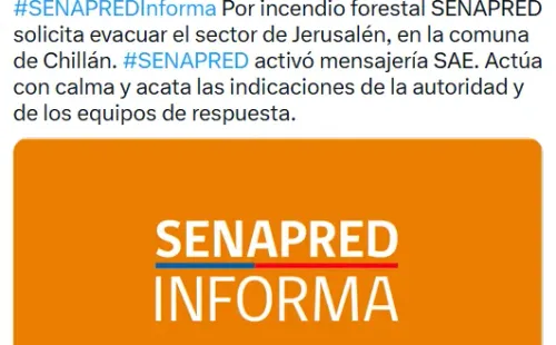 Twitter: SENAPRED