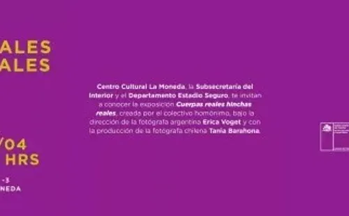 El afiche de anuncio de la exposición. | CCPLM