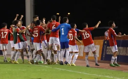 La Roja sub 17 se metió en el haxagonal final del Sudamericano. (Foto: Photosport)