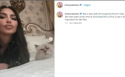 Kim Kardashian en Instagram