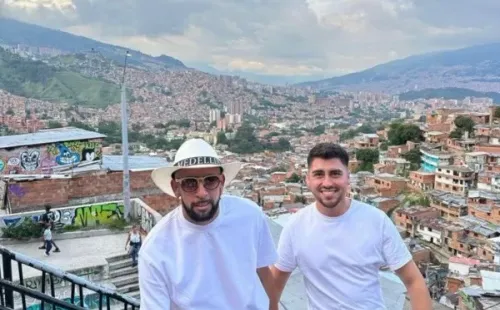 Huaso Isla se estuvo relajando en Colombia
