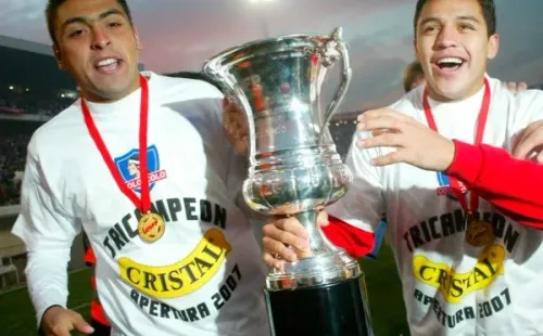 Alexis Sánchez fue campeón con Colo Colo. Foto: Photosport.