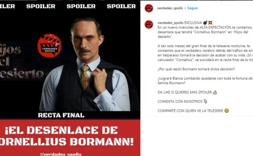 El villano morirá en los capítulos finales. 