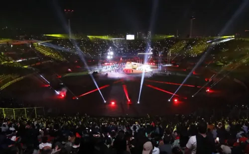 Los Juegos Panamericanos Santiago 2023 comenzaron con una fiesta en el Estadio Nacional. Foto: Photosport.