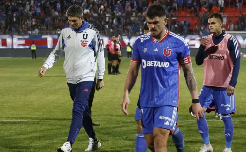 Los dardos apuntan al trabajo de Mauricio Pellegrino en la U. Foto: Dragomir Yankovic/Photosport