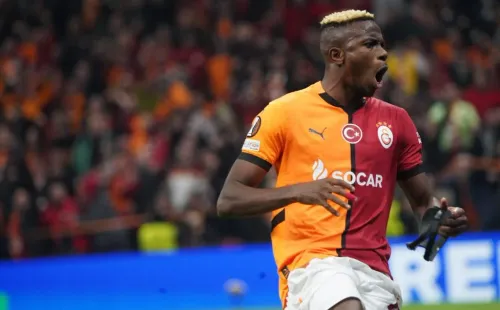 Victor Osimhen, do Nápoles, está emprestado ao Galatasaray. Foto: Imago