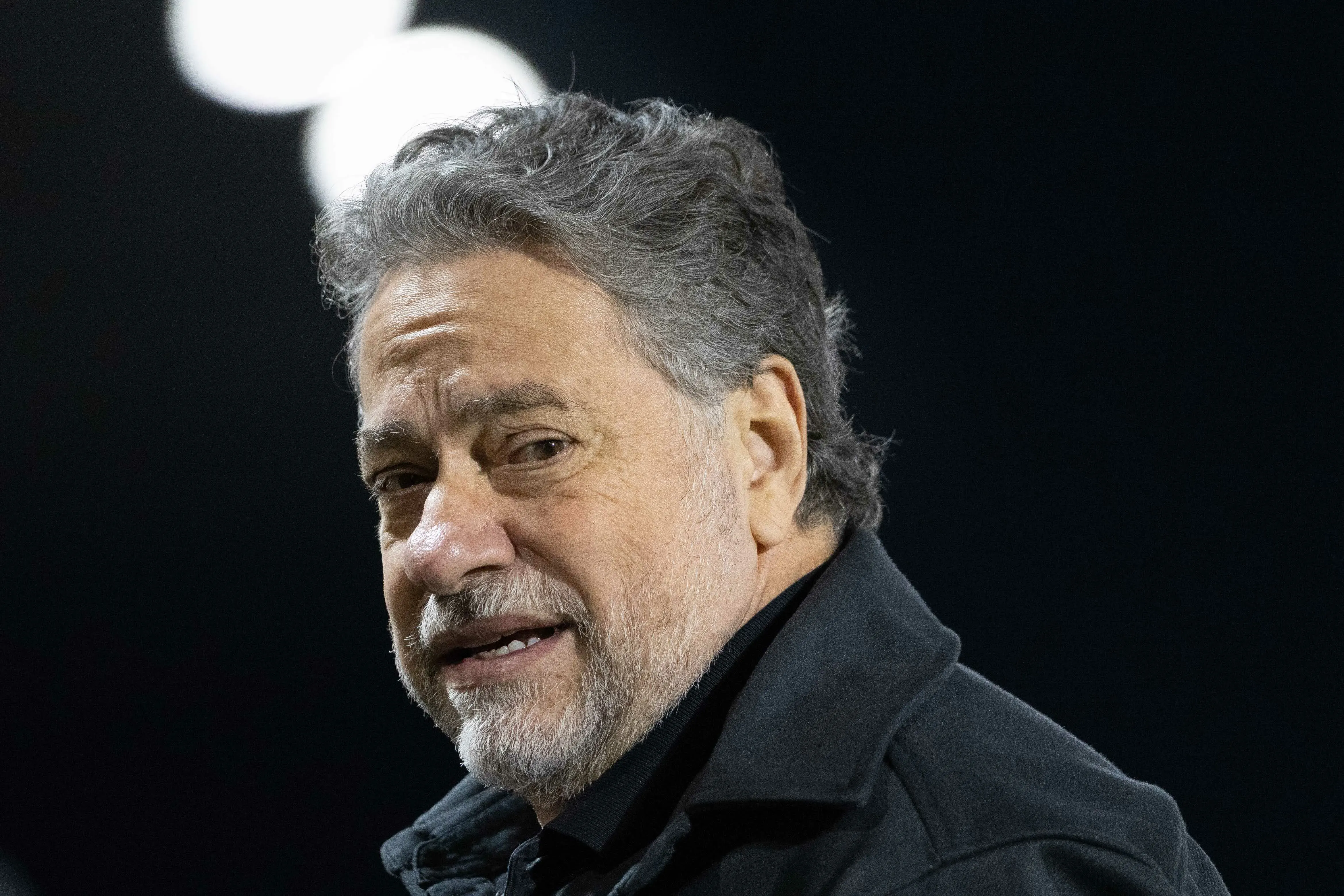 Presidente do Sao Paulo, Julio Casares, no estadio Cicero De Souza Marques para partida entre Bragantino e Sao Paulo pelo campeonato Brasileiro A 2025. Foto: Joisel Amaral/AGIF