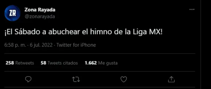 La bronca de los aficionados en Twitter. Créditos: @ZonaRayada