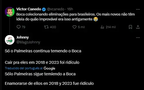 En Brasil hablan del “miedo” a Boca.