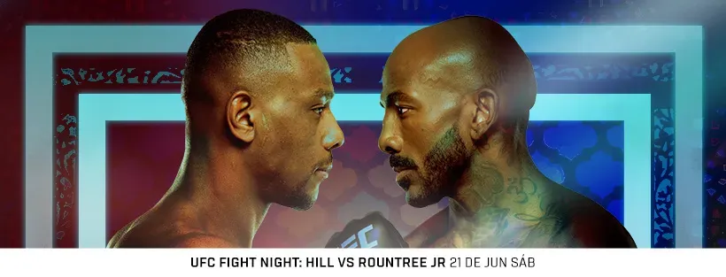 Jamahal Hill vs. Khalil Rountree Jr animan la estelar de UFC Bakú. (Foto: UFC)