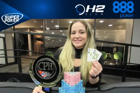 Milena Magrini é campeã do Super High Roller One Day do CPH