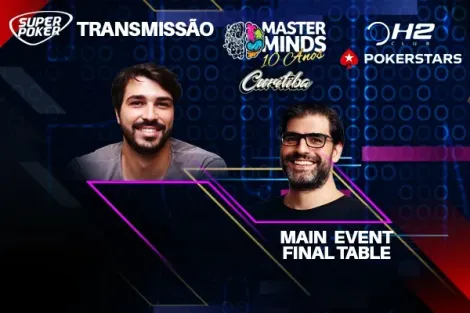 Main Event do MasterMinds terá decisão transmitida nesta terça com cartas reveladas