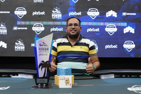 Jeferson Monteiro dá a volta por cima e vence PLO 6-Handed KO do NPS Pixbet Recife