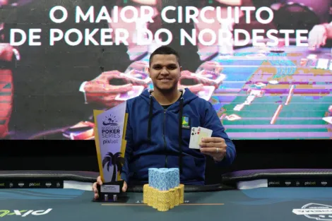 Cria do online, Danilo Barreto vai ao live e vence High Roller do NPS Pixbet Recife