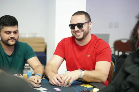 Ramon Pessoa é o chip leader do Dia 1C do Main Event no NPS Pixbet Recife