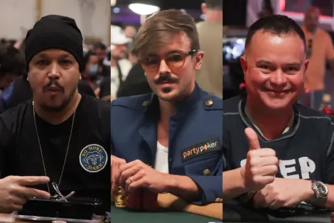 Felipe Mojave, Yuri Martins e Sergio Braga vão ao Dia 2 do Razz Championship da WSOP