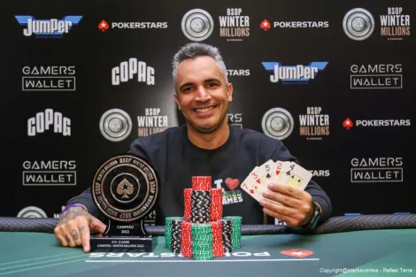 Lúcio Antunes supera maratona para vencer 8-Game do BSOP Winter Millions