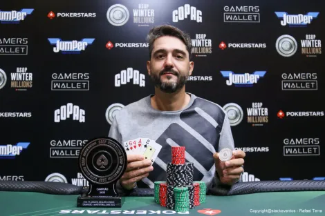 Ex-floor, Jovani de Pádua vence PL Omaha Dealers Choice do BSOP Winter Millions