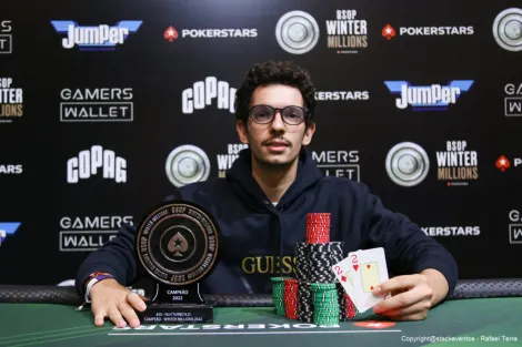 Murilo Fidelis é campeão do Turbo K.O do BSOP Winter Millions após HU de uma mão