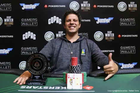 Caio Mansur fica com o título do Freezeout K.O do BSOP Winter Millions