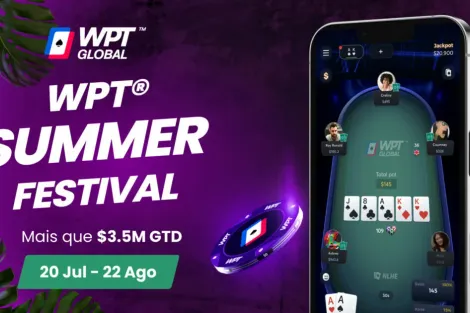 WPT Global lança Summer Festival, série com mais de US$ 3 milhões garantidos