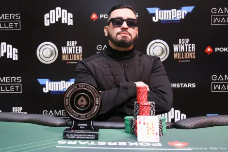 Elvis Renan crava Win The Button e leva primeiro troféu do circuito no BSOP Winter Millions