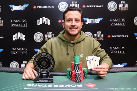 Pablo Siqueira é campeão do NLH Turbo K.O do BSOP Winter Millions