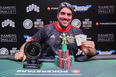 Dário Martins é campeão do High Rollers do BSOP Winter Millions