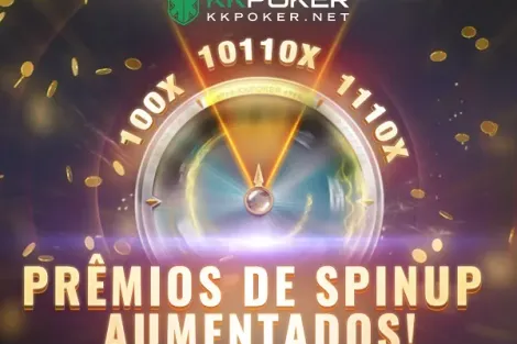 Jogador acerta Jackpot e leva US$ 50 mil no SpinUp de US$ 5 do KKPoker