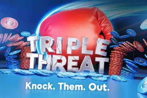 Triple Threat distribui forras e tickets aos domingos no 888poker; confira