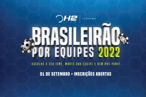 H2 Curitiba realiza "Brasileirão por Equipes" e une a paixão pelo futebol à do poker