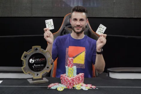 Iulian Blebea é campeão do High Roller do Enjoy Poker Tour; Felipe Balaban é o sexto