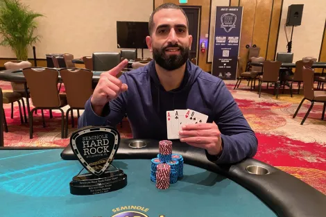 Melad Marji crava $25K PLO High Roller do SHRPO e leva maior forra da carreira