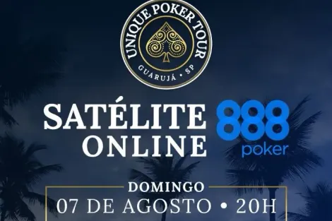 888poker realiza satélite para o Main Event do Unique Poker Tour neste domingo