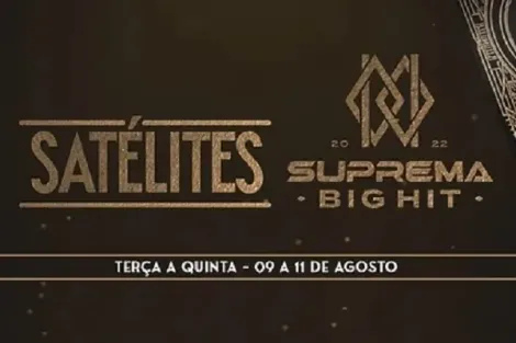 Satélites para o Suprema Big Hit começam nesta terça-feira; confira as datas