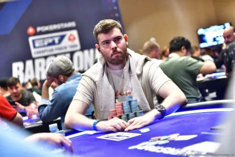 Jack Sinclair lidera mesa final do Estrellas Main Event do EPT Barcelona