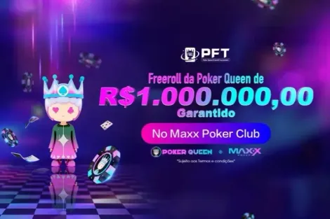 Poker Queen organiza Freeroll com R$ 1 milhão garantido