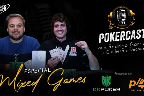 Pokercast especial de Mixed Games recebe Rodrigo Garrido e Guilherme Decourt