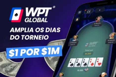 WPT Global comunica prorrogação dos dias classificatórios do US$ 1 para US$ 1 milhão