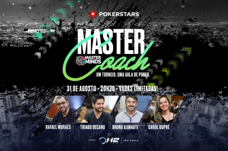 Com Rafael Moraes, Thiago Decano, Bruno Kawauti e Carol Dupré, MasterMinds realiza torneio especial